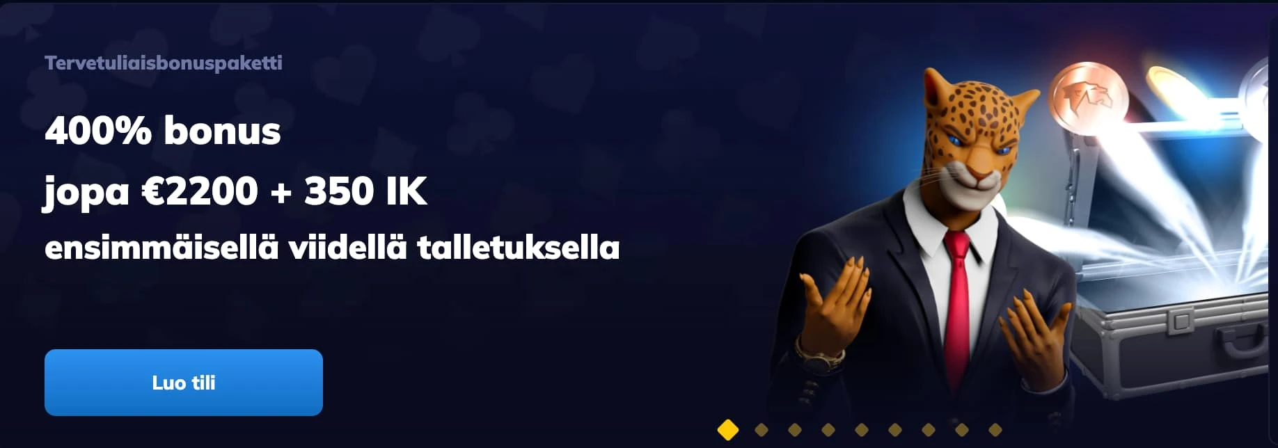 RioAce Casino tervetuliaisbonus