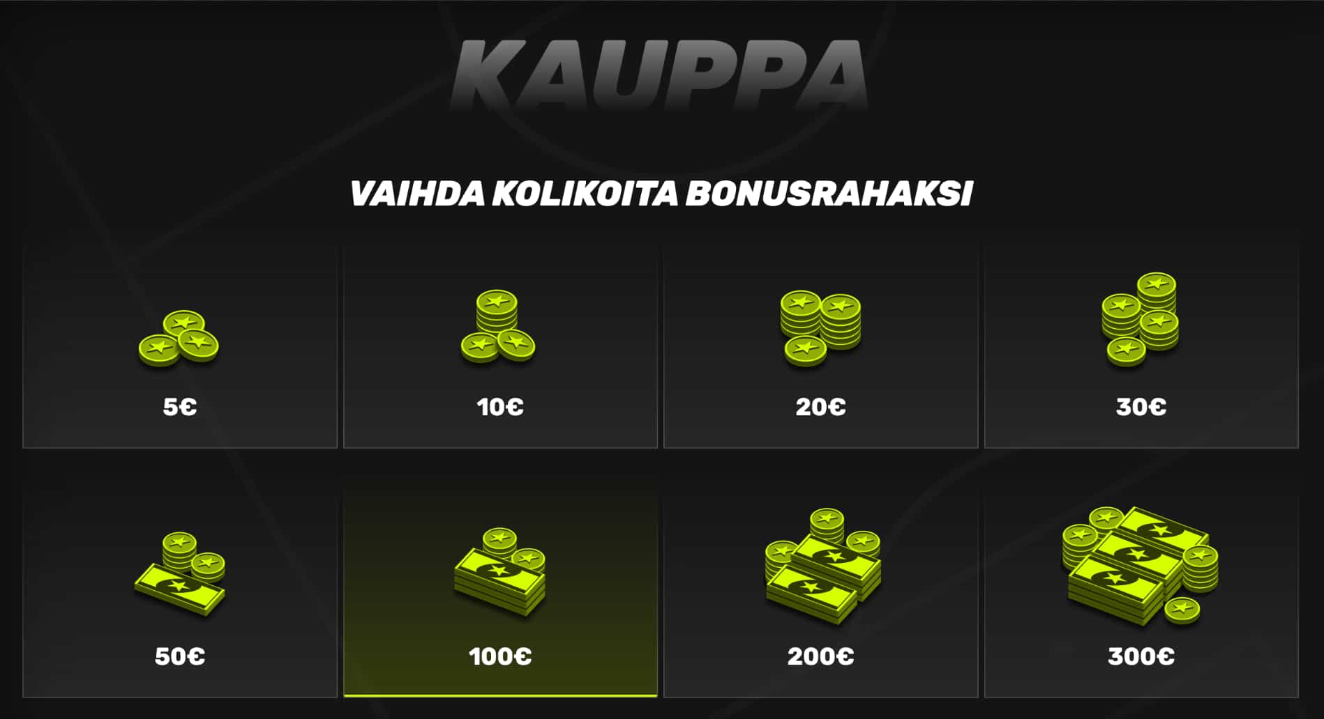 Sportuna Casino kauppa