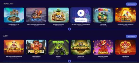 Lyrabet Casino kolikkopelit
