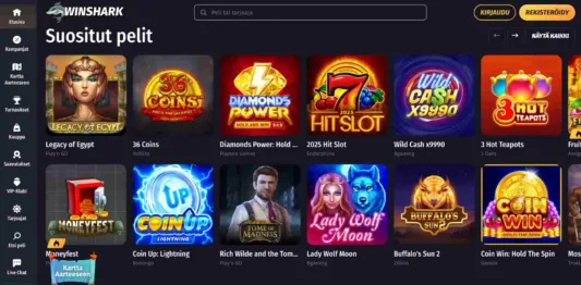 Winshark Casino pelivalikoima