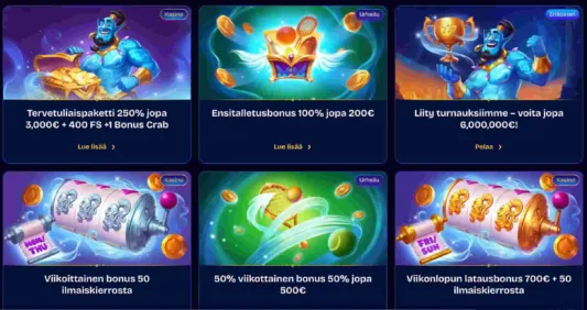 Wishwin Casino tarjoukset