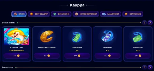 WIshwin Casino kauppa