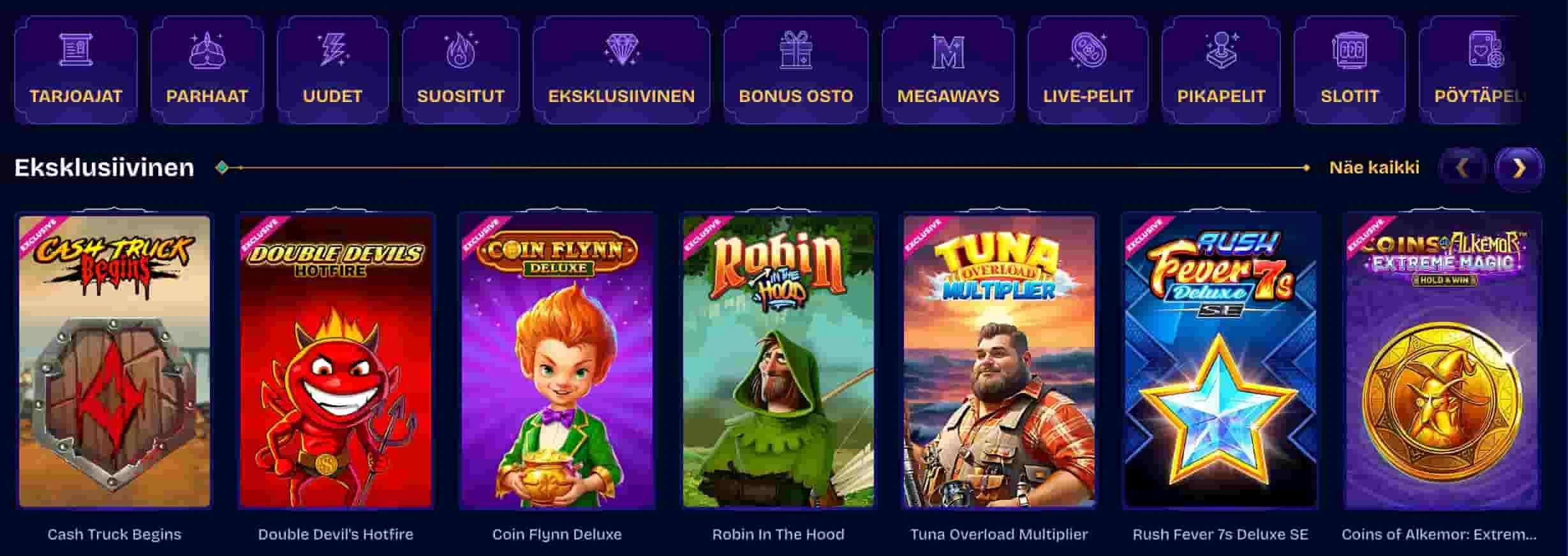 Wishwin Casino pelit