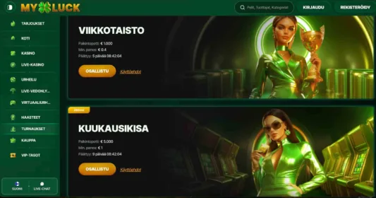 MyLuck Casino turnaukset