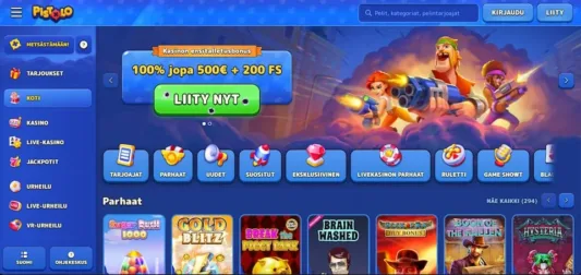 Pistolo Casinon etusivu