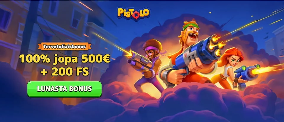 Pistolo Casinon tervetuliaistarjous