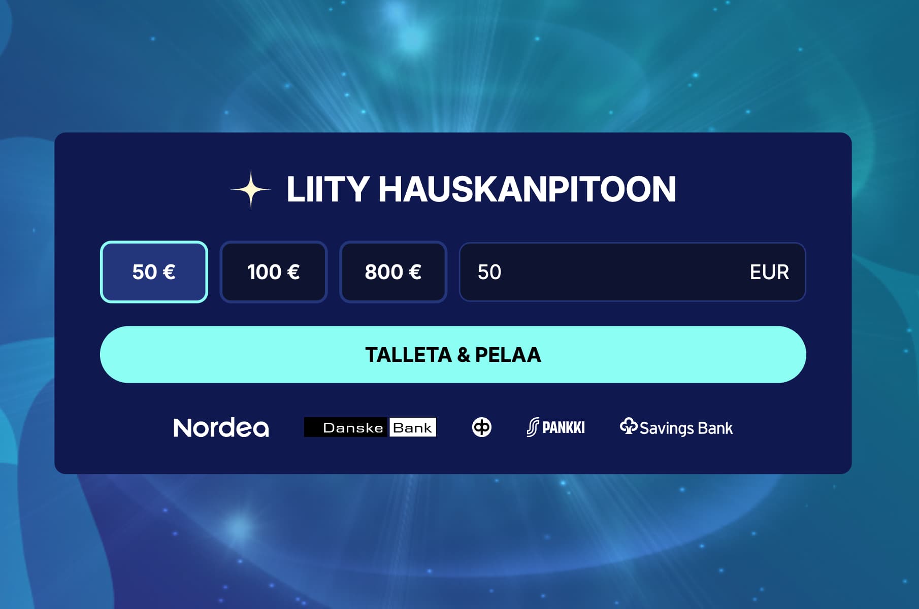 Orions Bet Casino talletus