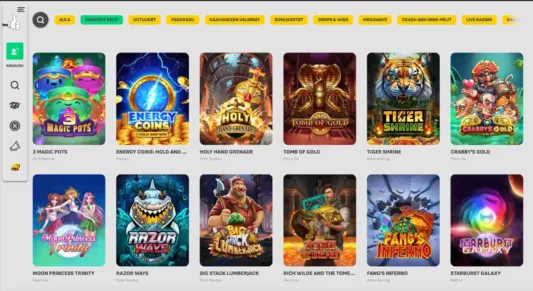 Spinnaus Casino kolikkopelit