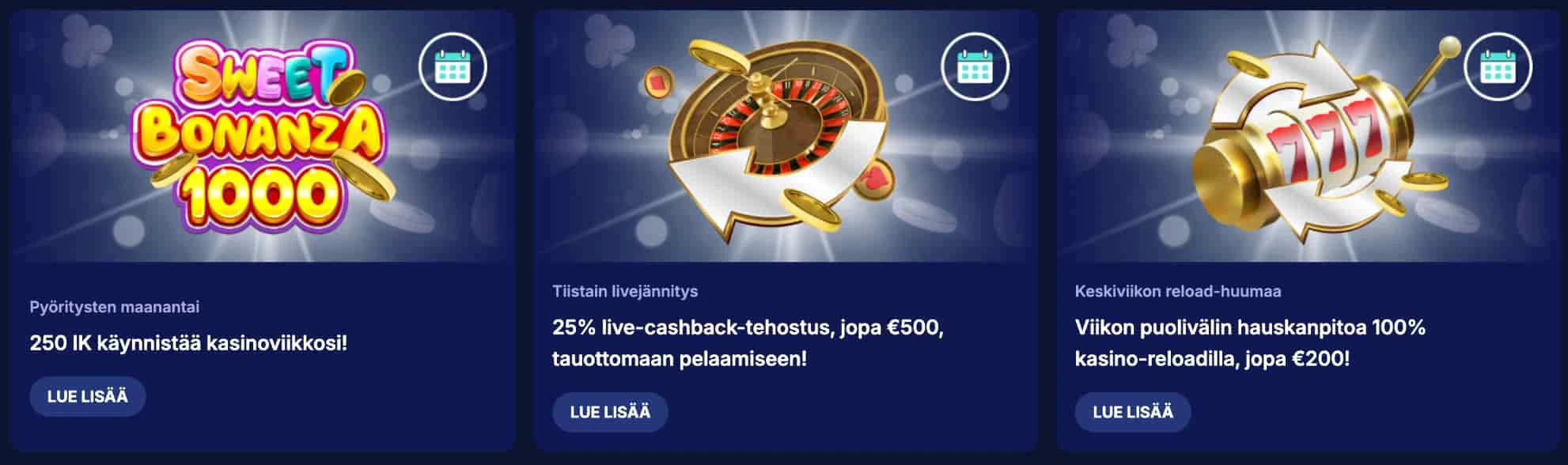 Orions Bet Casino bonuksia