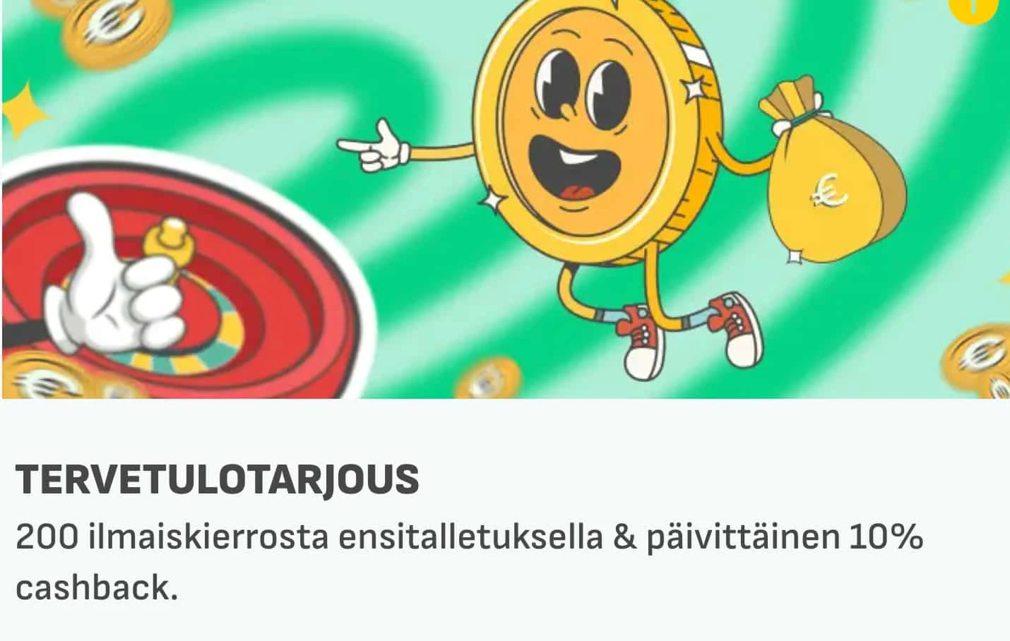 Spinnaus tervetuliaisbonus