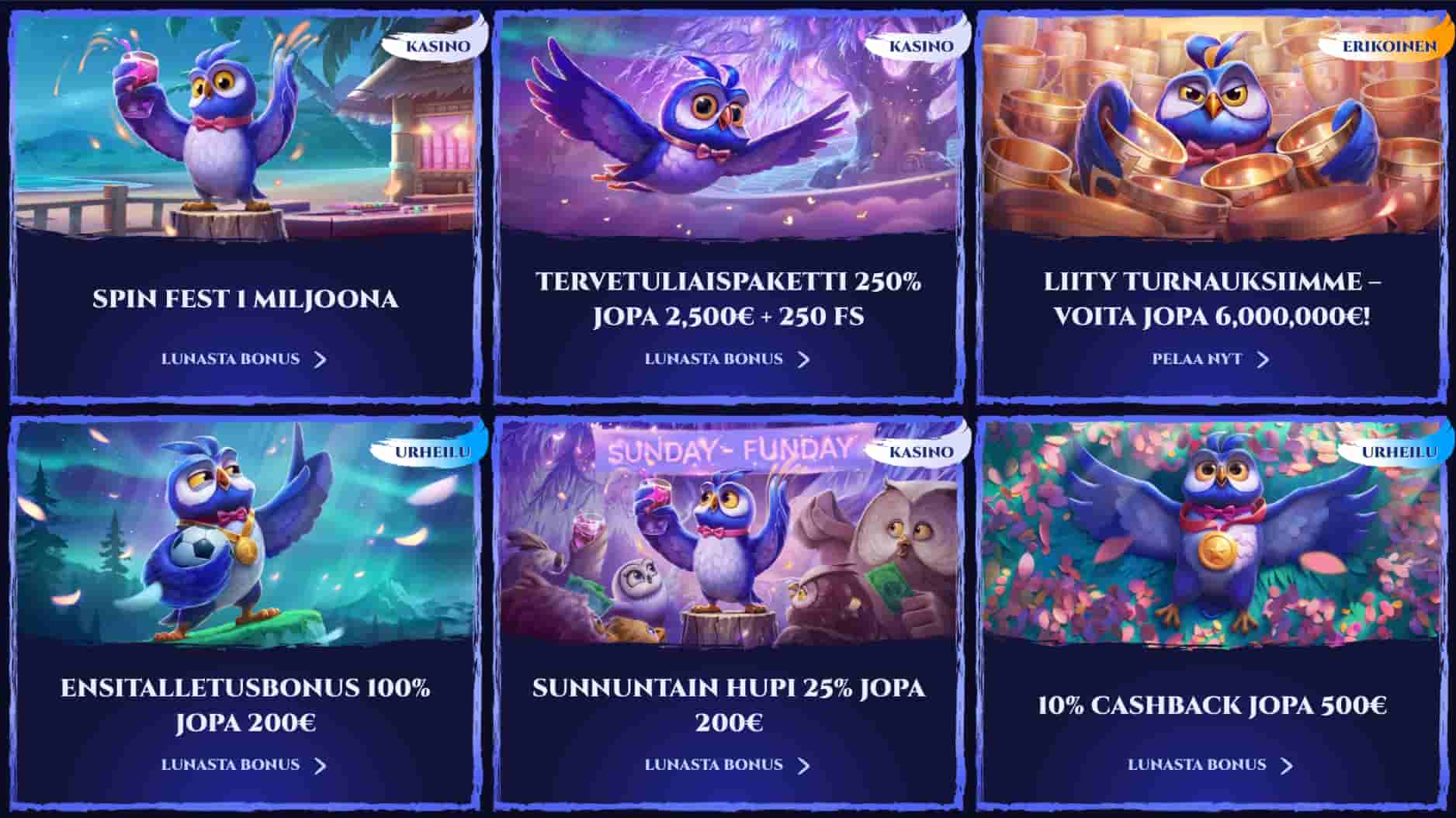 Spinight Casino kampanjat