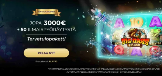 PlayOro Casino tervetulobonus