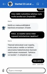Huippukasinon asiakaspalvelu