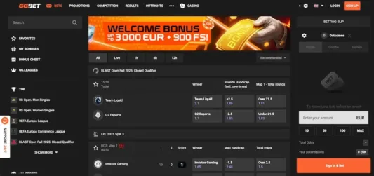 GGBet live casino