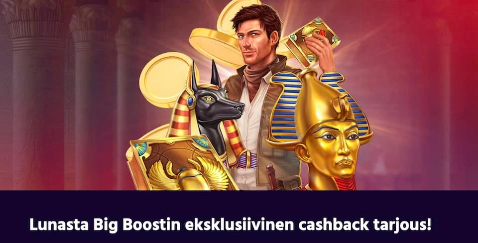 Big Boost Casinon eksklusiivinen cashback joka päivä