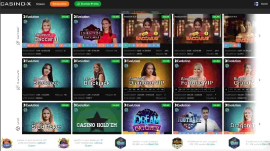 Casino-X live casino