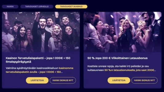 LuckNation Casino bonukset