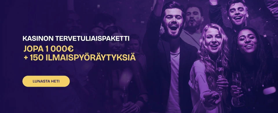 LuckNation Kasino tervetulobonus