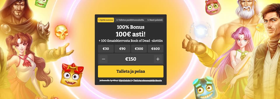 Lucky Spins talletus