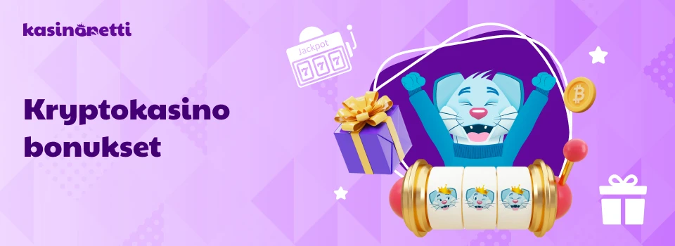 Kryptobonukset - kaikki krypto kasino bonukset