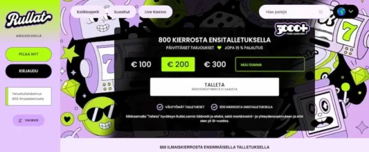 Rullat casinon etusivu