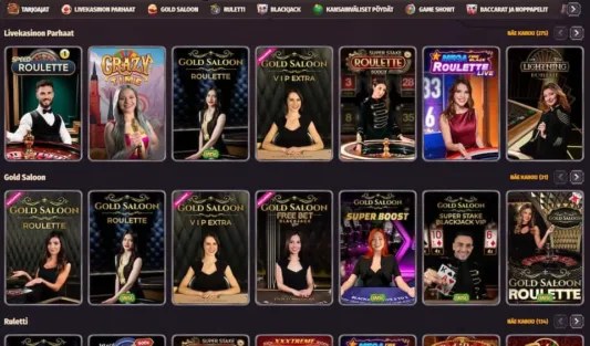 Dragonia Casinon livepelit