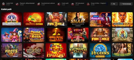Free Spinzan kaikki kasinopelit listattuna