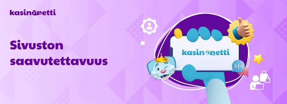 Kasinonetti sivuston saavutettavuus