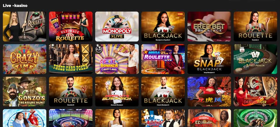 Campeonbet Casinon livepelit