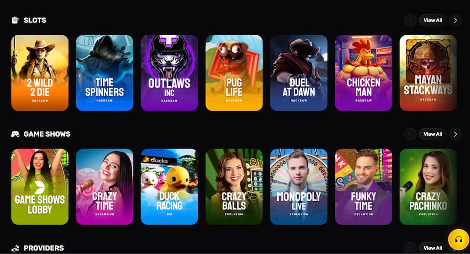 Monkey TIlt Casinon kolikkopelejä