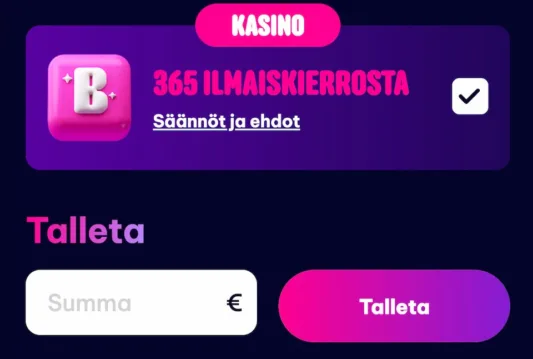 Berriez Casinon talletus ja tervetuliaisbonus