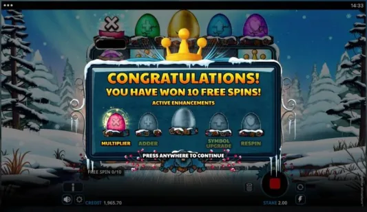 kingfisher winterborn ilmaiset pelikierrokset