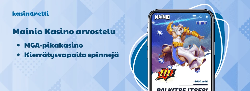 Mainio Kasino kokemuksia ja tietoja
