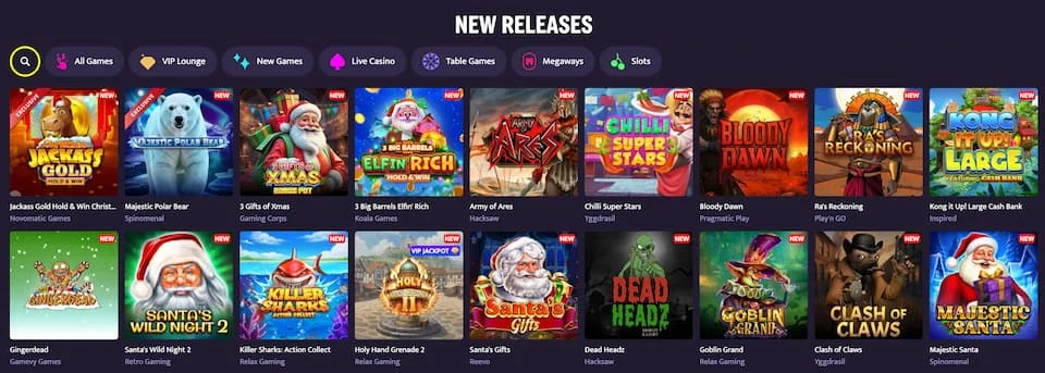 Taste Vegas Casinon uusimmat pelit