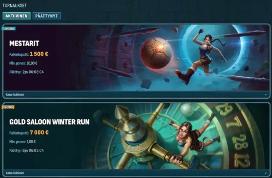 Larabetin kasinoturnaukset