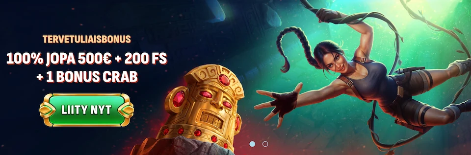 Larabet Casinon tervetuliaisbonus sisältää talletusbonuksen ja ilmaiskierroksia