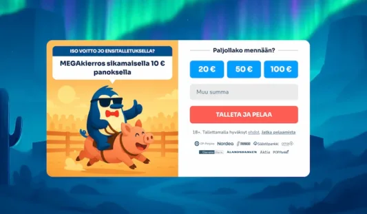 BigWin Casinon talletus tapahtuu suoraan etusivulta