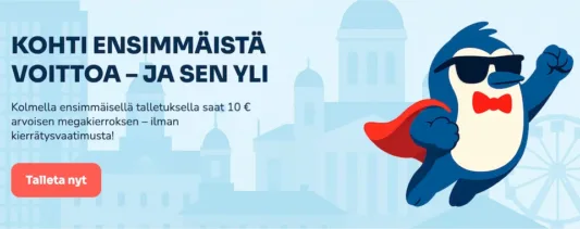 BigWin Casino tarjoaa megakierroksia uusille pelaajille