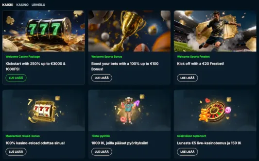 Go4Casinon tarjoukset