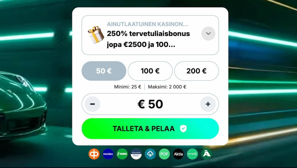 Go4Casino mahdollistaa etusivulta nopeat talletukset ilman rekisteröintiä