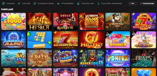 Wettson Casinon kaikki pelit