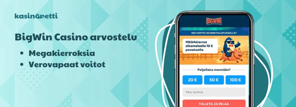 BigWin Casino arvostelu kertoo sivustosta kaiken olennaisen