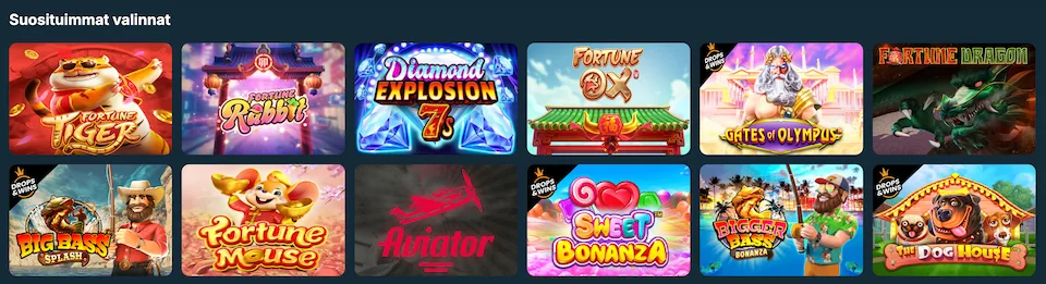 Lolo Casinon kolikkopelit