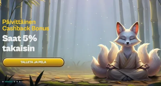 Spinzen Casinon päivittäinen cashback