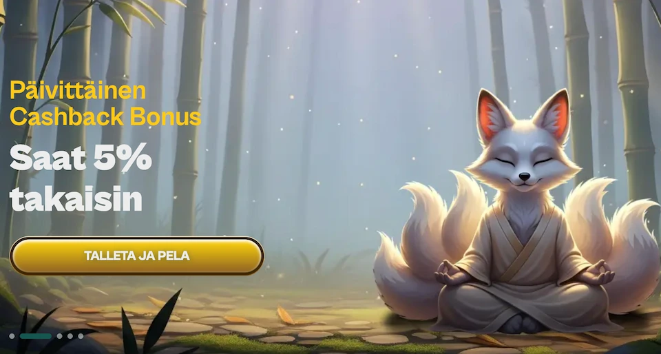 Spinzen Casinon päivittäinen cashback