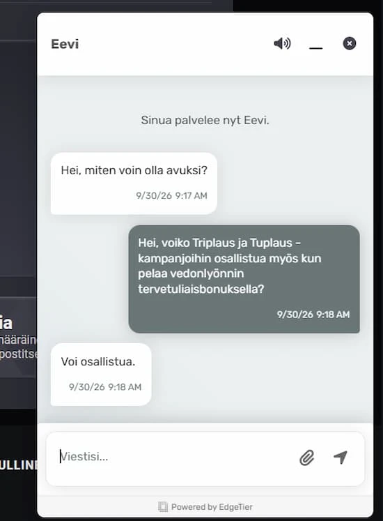 Coolbet live chat