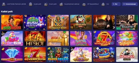 Jasmin Slots Casinon kaikki pelit