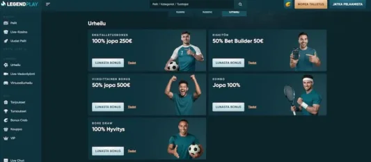 legendplay vedonlyöntikampanjat