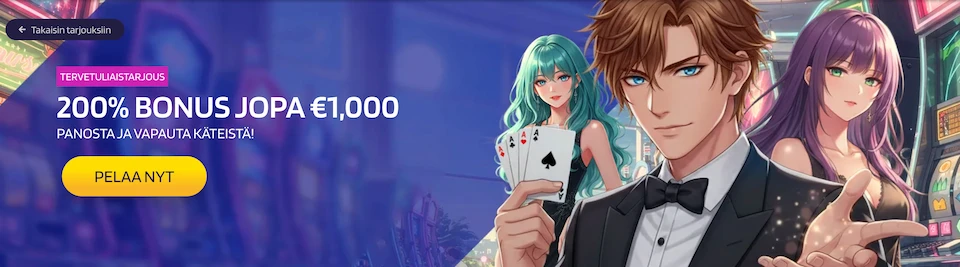 Lysa Casinolla tarjotaan avokätinen etu uusille pelaajille