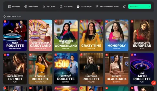 Betprimeiro Casinon livepelit